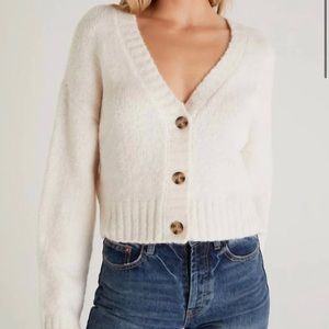Z SUPPLY Allegra Cardigan Sandstone Medium